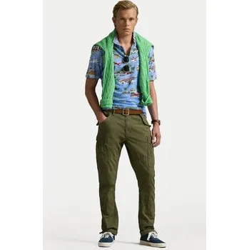 Pánské tričko Polo Ralph Lauren Polokošile 710966450001 Modrá Standard Fit M