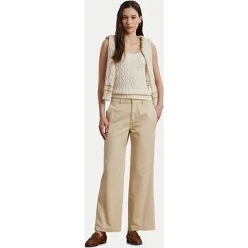 Dámské oblečení LAUREN RALPH LAUREN Kalhoty culottes 200965654004 Béžová Regular Fit 6