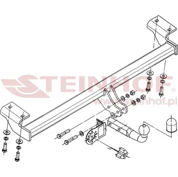 Tažné zařízení Tažné zař.rav 4 00-06 /šrouby/, 027-241