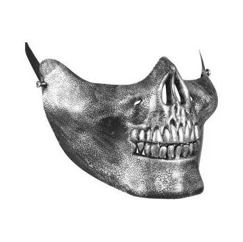 Karnevalový kostým Widmann Stříbrná maska smrtka - spodní část lebky