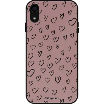 Lesklé pouzdro Exclusive iSaprio - Heart Dark - iPhone XR