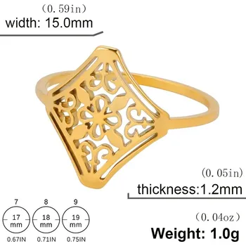 Prsten Vintage filigránový dámský prsten | šperk - Zlato , 6