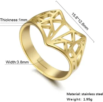 Prsten Nastavitelný prsten liška | Dámský šperk - B - Zlatá barva