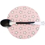 Bellatex Podtácek + lžička průměr 12cm Kytička