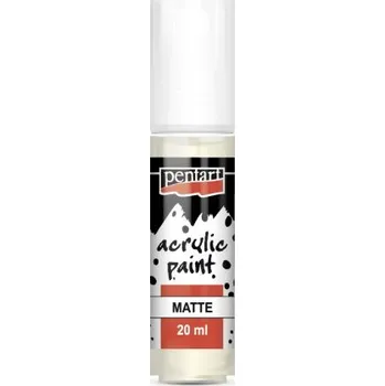 Vodová barva Pentart Akrylová barva matná PENTART 20 ml SLONOVINOVÁ