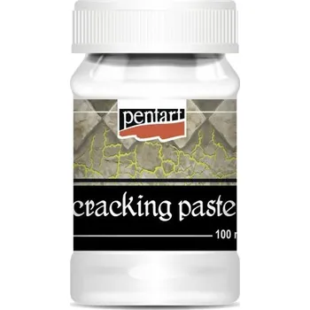Výtvarná barva Pentart Krakelovací pasta PENTART 100 ml BÍLÁ