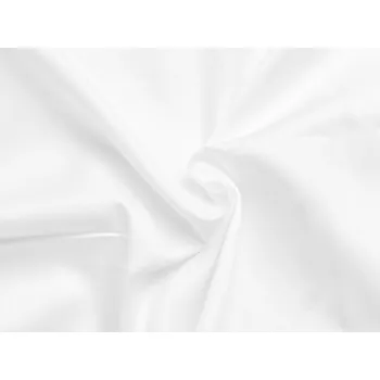 Prostěradlo Brotex Bílé saténové prostěradlo plachta bez gumy Rozměr: 140x230