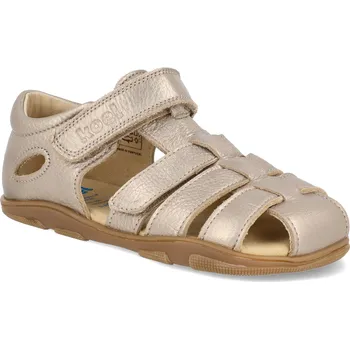Dívčí sandály Barefoot dětské sandály Koel - Ola Metalic champagne zlaté Velikost: 30