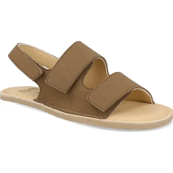 Dívčí sandály Barefoot dětské sandály Muris - Rio bark brown hnědé Velikost: 30