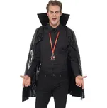 Smiffys Černý plášť z PVC