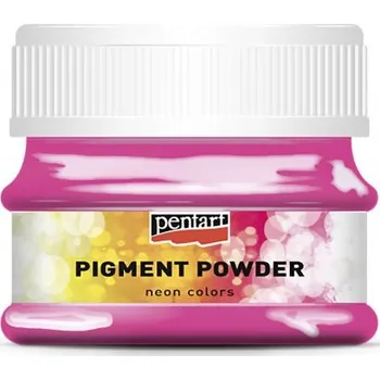 Speciální výtvarná barva Pentart Pigmentový prášek PENTART 6 g NEONOVÁ RŮŽOVÁ