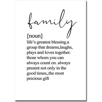 Obraz Minimalistický obraz, černobílý anglický citát | Moderní dekorace, Obraz na zeď - PROTI , 40 x 60 cm bez rámu