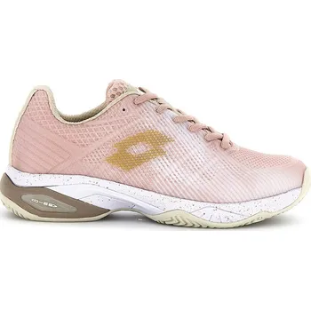 Dámská tenisová obuv Dámská tenisová obuv Lotto Mirage 300 III Clay W All White/Light Platino EUR 39