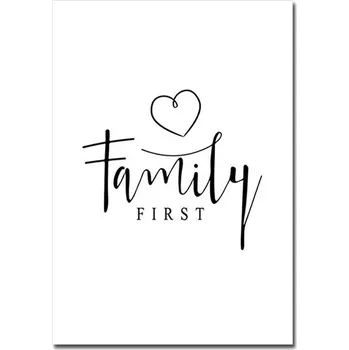 Obraz Minimalistický obraz, černobílý anglický citát | Moderní dekorace, Obraz na zeď - M , 30 x 45 cm bez rámu