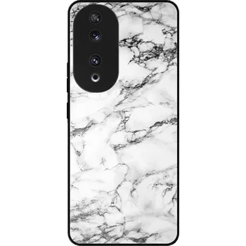 Pouzdro na mobilní telefon Lesklé pouzdro Exclusive iSaprio - White Marble 01 - Honor 90 5G