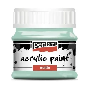Vodová barva Pentart Akrylová barva matná PENTART 50 ml MENTOLOVÁ