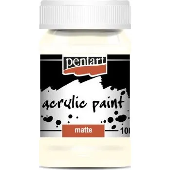 Vodová barva Pentart Akrylová barva matná PENTART 100 ml SLONOVINOVÁ