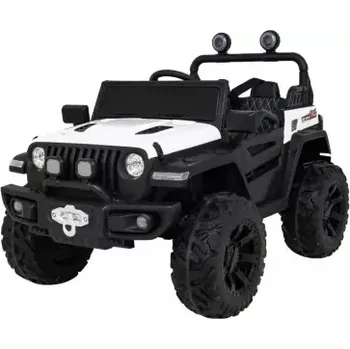 Dětské elektrovozidlo ELCARS Velké terénní elektrické auto 4x4 Bíla