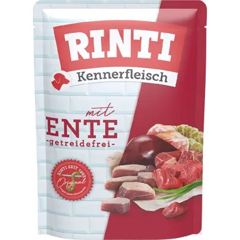 Krmivo pro psa 10s-10x400g RINTI Kennerfleisch kapsičky kachna vlhké krmivo pro psy