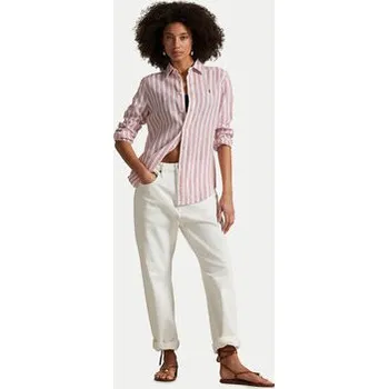 Pánská košile Polo Ralph Lauren Košile 211970691008 Růžová Classic Fit XL