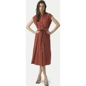 Dámské šaty Vero Moda Košilové šaty Mymilo 10282532 Červená Regular Fit S