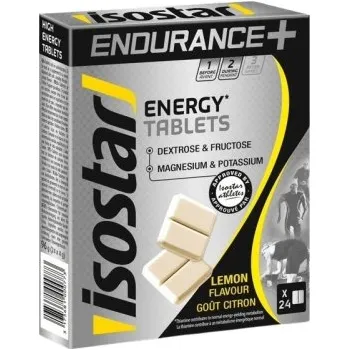 Energetický nápoj Isostar ENDURANCE+ ENERGY TABLETS 24x4g - CITRON + Sleva 3 % pro registrované
