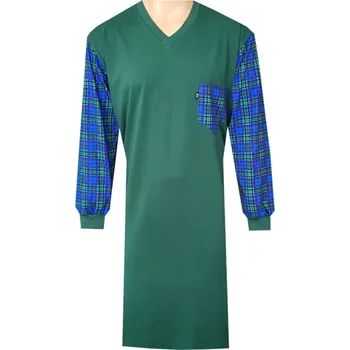 Pánská noční košile Pánská Noční Košile FOLTÝN NK419 Velikost: 7XL, Materiál: Dlouhý rukáv
