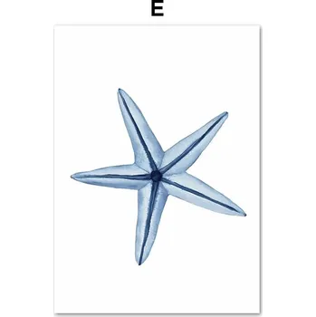 Plakát Plakát s mořskými motivy | Obraz, Plakát - E , 40 x 50 cm bez rámu