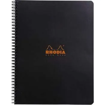 Blok Kroužkový zápisník Rhodia Classic - A5+, 80 listů, čtverečkovaný