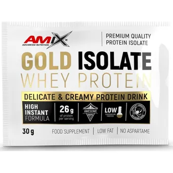Nápoj pro sportovce Amix Gold Whey Protein Isolate Moca-Choco-Coffee, 30g