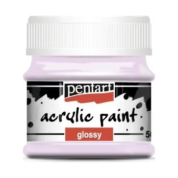 Vodová barva Pentart Akrylová barva lesklá PENTART 50 ml PASTELOVÁ FIALOVÁ