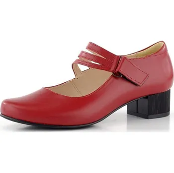 Dámské lodičky Barton lodičky červené s nártovým páskem 2.23 - 41 | P676393