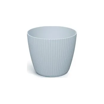 Květináč Květináč LAMIA - světle šedá 17,8 cm