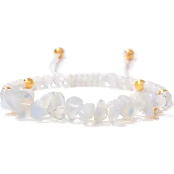 Náramek Pletený náramek | Dámský doplněk - č.24 Opalit