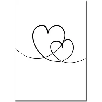 Obraz Minimalistický obraz, černobílý anglický citát | Moderní dekorace, Obraz na zeď - N , 21 x 30 cm bez rámu