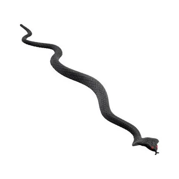 Karnevalový doplněk Carnival Toys&nbsp;Černá kobra dekorace 50 cm