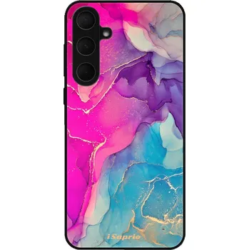 Pouzdro na mobilní telefon Lesklé pouzdro Exclusive iSaprio - Purple Ink - Samsung Galaxy A35 5G