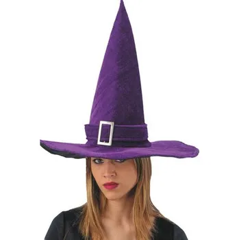 Carnival Toys Čarodějnický klobouk fialový sameťák