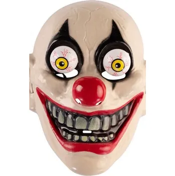 Karnevalová maska Carnival Toys&nbsp;Maska klaun s očima na pružinách