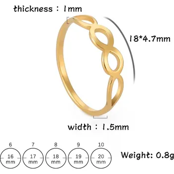 Prsten Ocelový prsten | módní šperk - Styl 2 zlatý , 8
