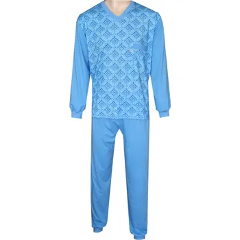 Pánské pyžamo Pánské Pyžamo Dlouhé FOLTÝN PD 366 Velikost: 6XL