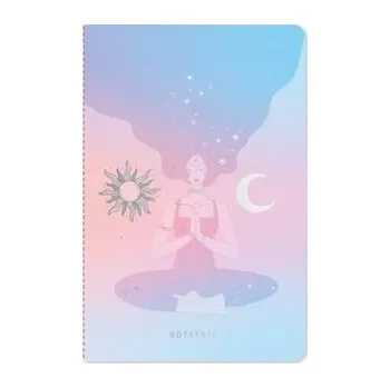 Set školních potřeb Notes A5 Słońce i Księżyc