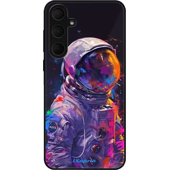 Pouzdro na mobilní telefon Lesklé pouzdro Exclusive iSaprio - Neon Astronaut - Samsung Galaxy A55 5G