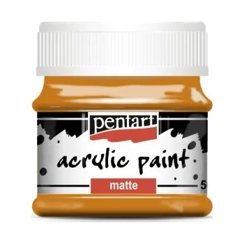 Vodová barva Pentart Akrylová barva matná PENTART 50 ml ŽLUTOČERVENÁ HLÍNA