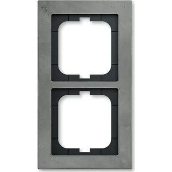 vypínač Rámeček dvojnásobný ABB Busch-axcent 2CKA001754A4796 beton