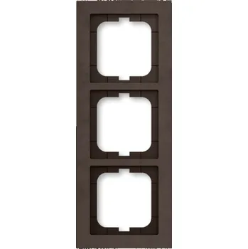 vypínač Rámeček trojnásobný ABB Busch-axcent 2CKA001754A4792 hnědý papír