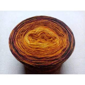 Příze Medový ráj 2 merino 3-nitka 1000m (Duhové klubko Medový ráj 2 merino)