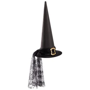 Carnival Toys Vysoký semišový čarodějnický klobouk