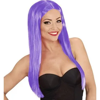 Karnevalová paruka Widmann Paruka fialová dámská dlouhá
