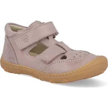 Dívčí sandály Barefoot dětské sandály Ricosta - Pepino Eni Pink W růžové Velikost: 24